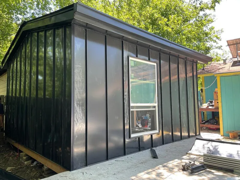 Black standing seam metal wall panels for Roof Inspection in Lansdowne